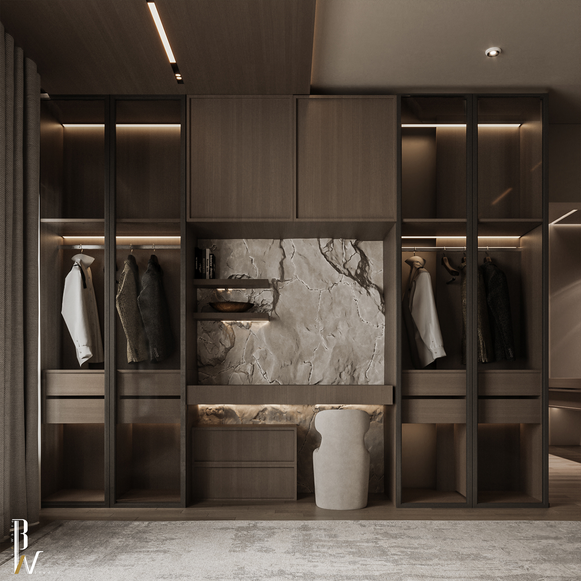 主更衣室丨Black N White-8