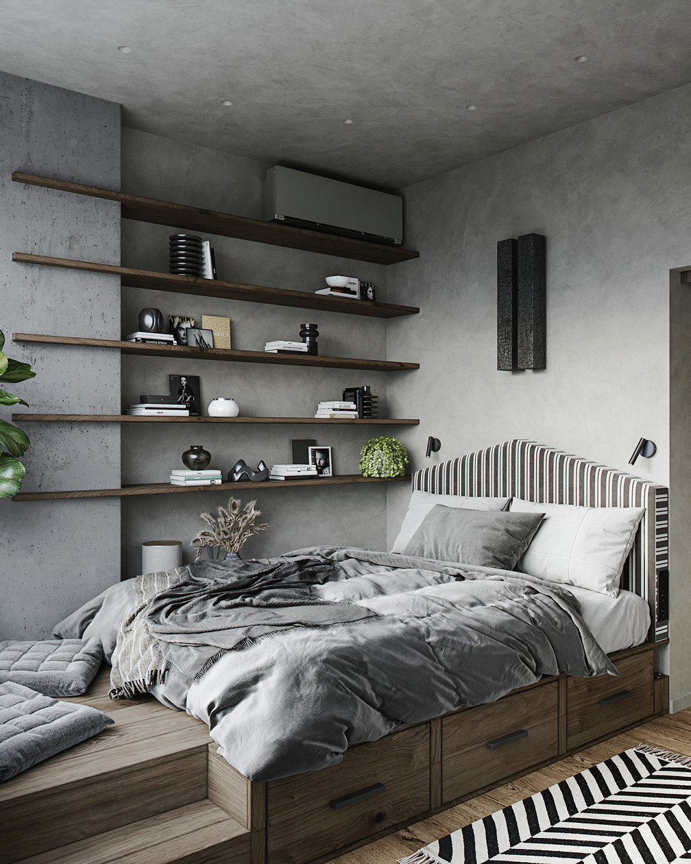 81㎡混搭风公寓设计-14