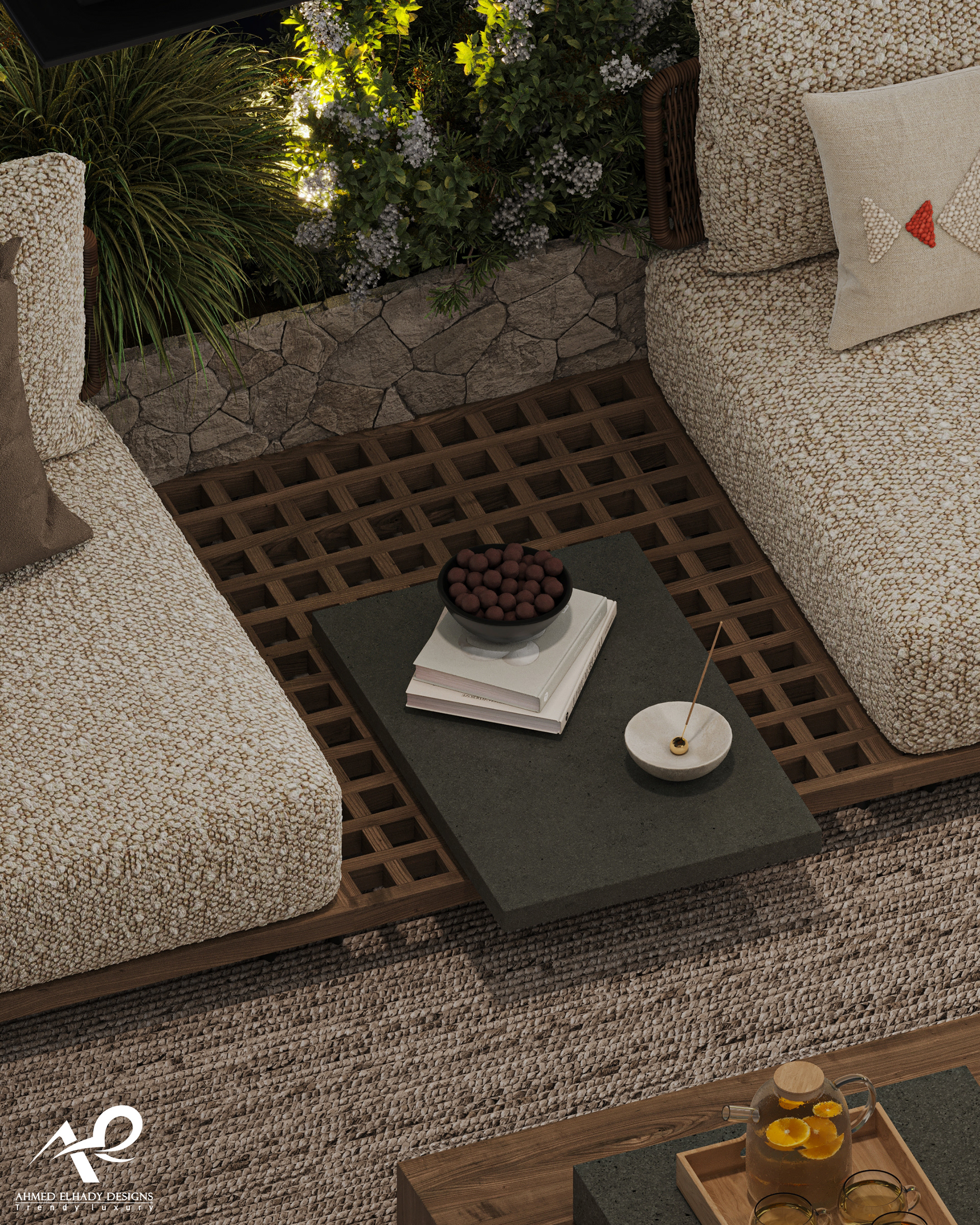 屋顶花园丨埃及丨House of Jasmines-15