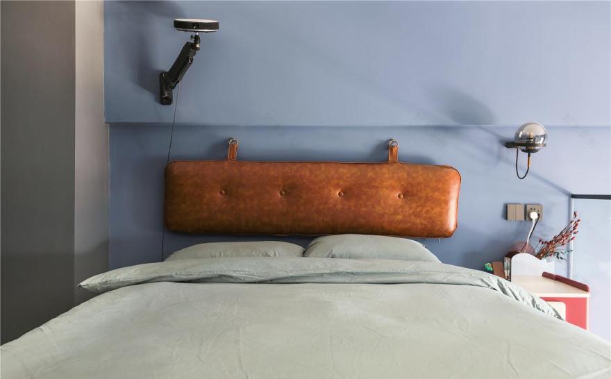 42㎡Loft 别墅,庭院式玄关、开放式厨房、电动投影幕布-27