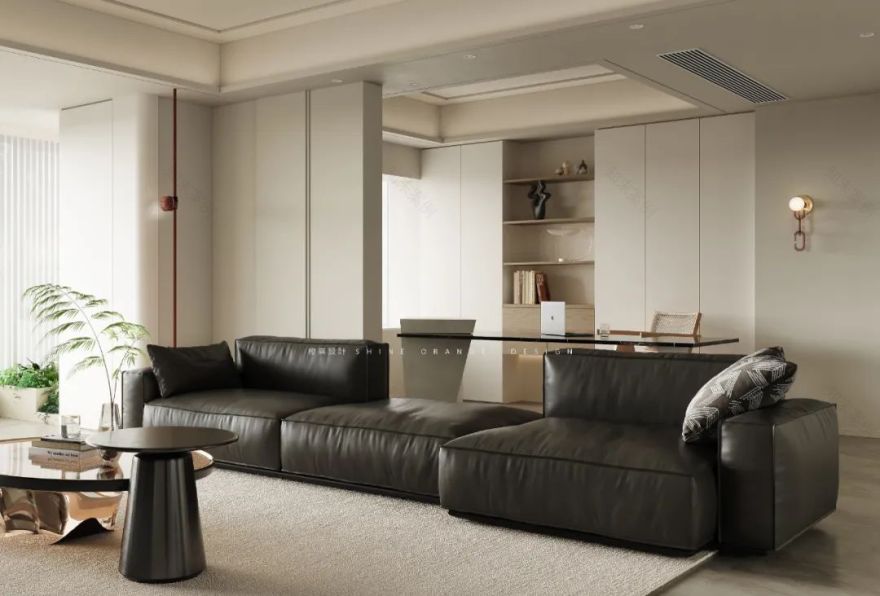 146㎡混搭风格住宅设计丨中国宁波丨橙熹设计-14