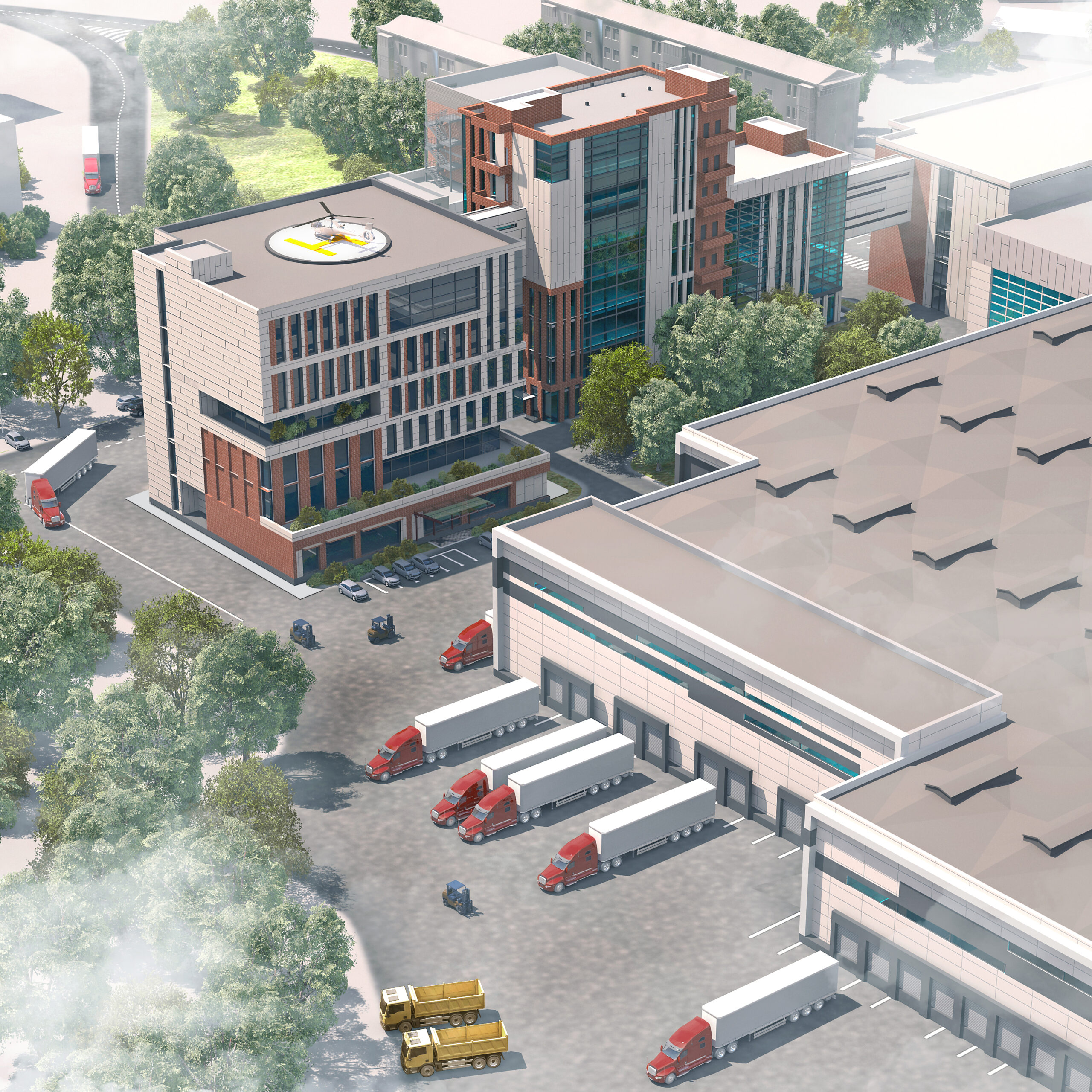 Архитектурный проект завода СоюзСнаб в Красногорске 53000м² — портфолио бюро ARXY-17