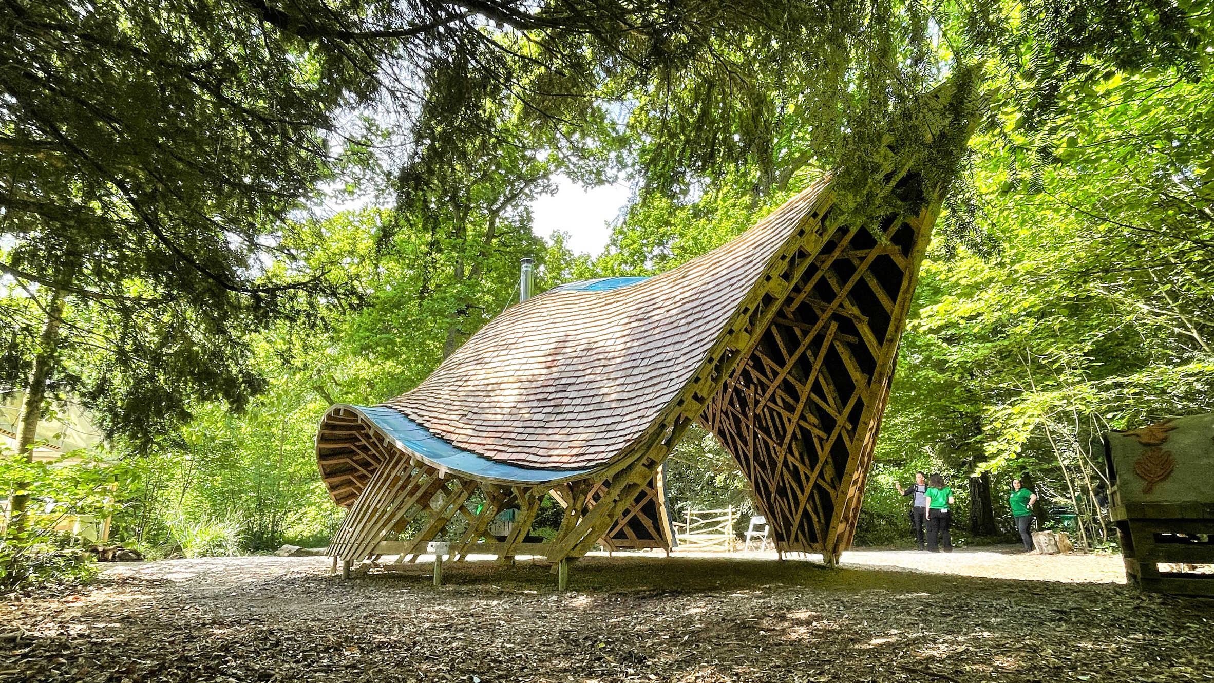 英国 Westonbirt arboretum 社区共建木质庇护所-0