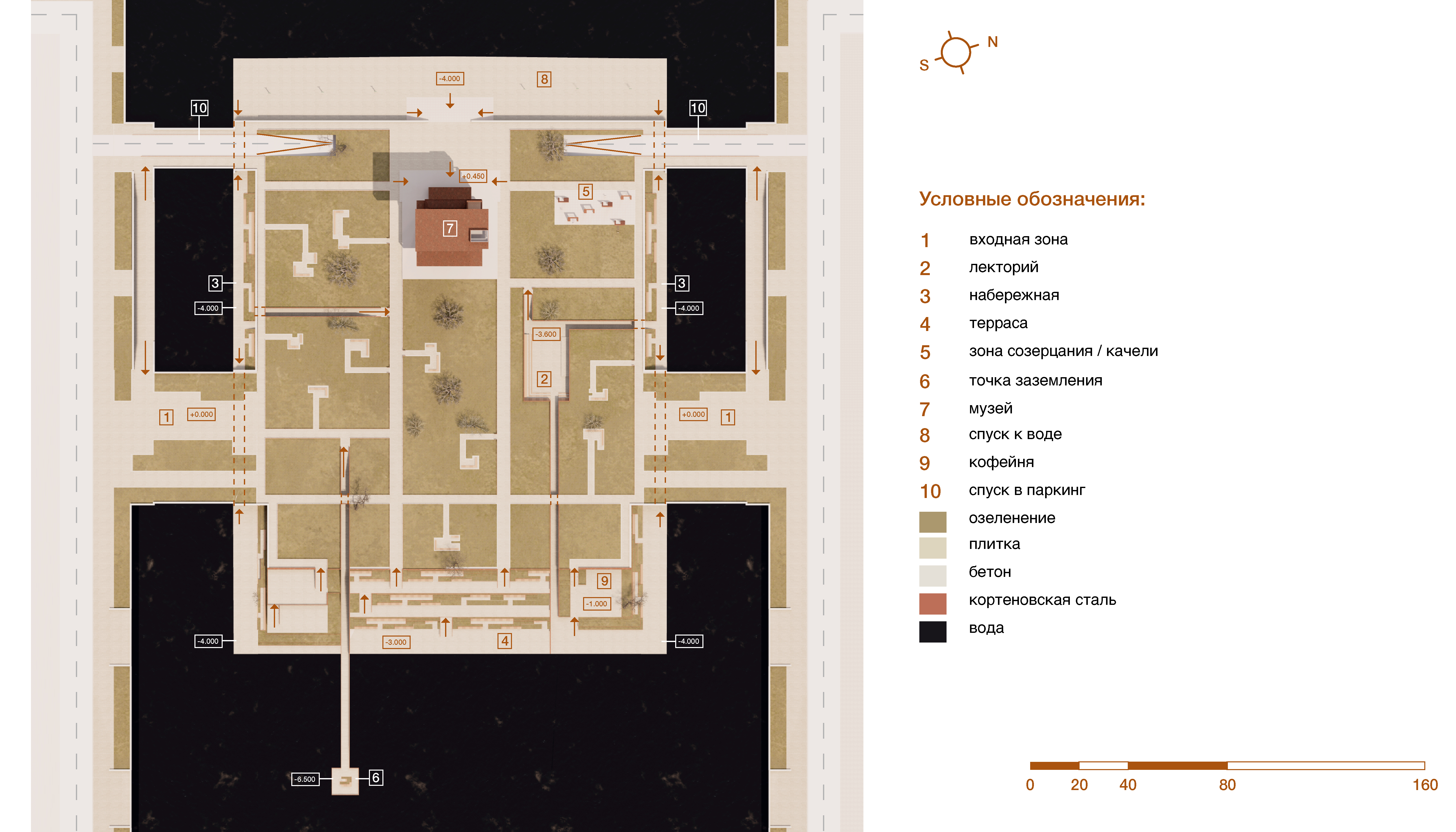 博物馆“СТУЛ,CHAIR”旁公园空间设计项目-4