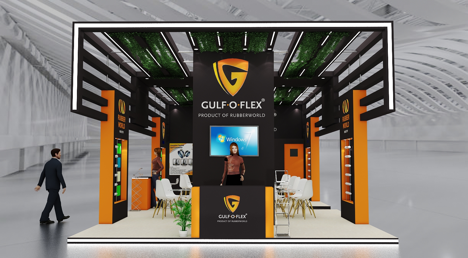 GULF0 FLEX 12X6M STALL DESIGN IN DUBAI-1