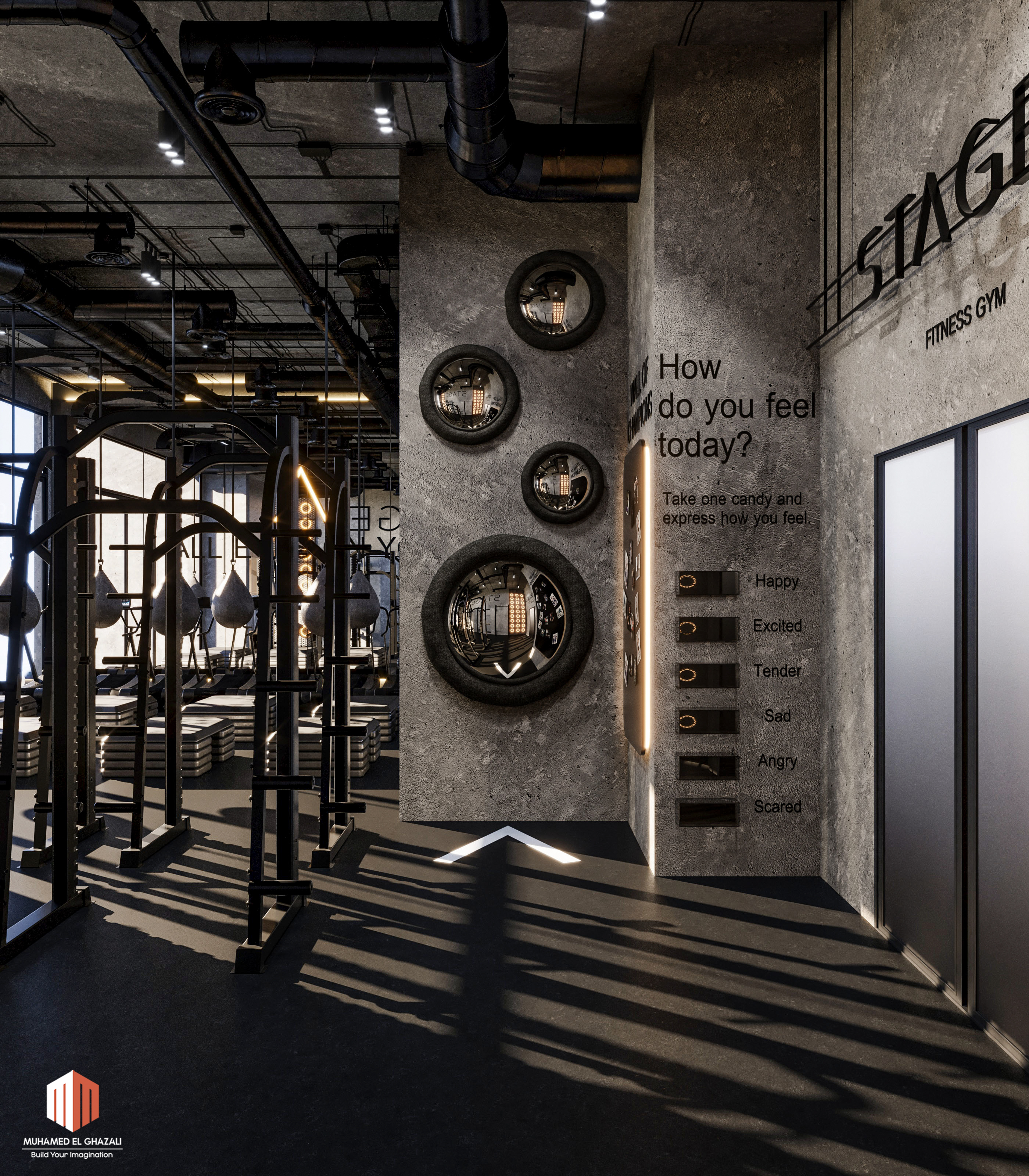 健身房设计丨卡塔尔-9