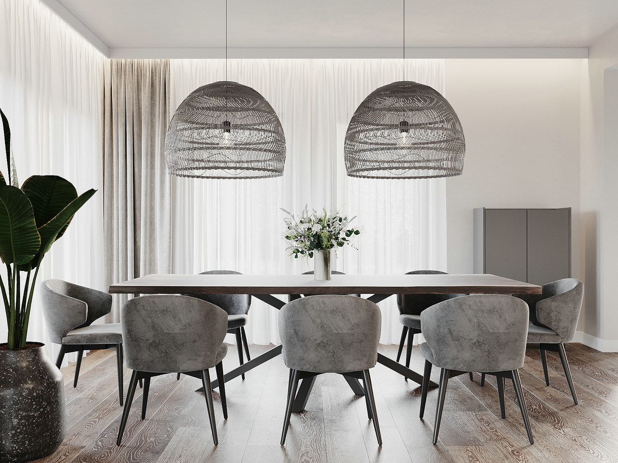 250㎡住宅设计 素色优雅，简净其华！-6