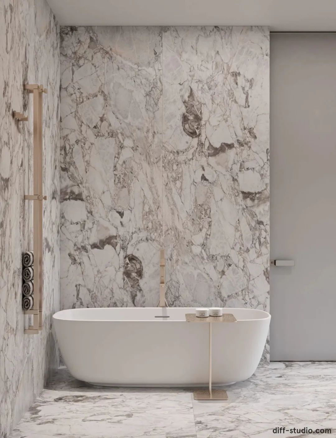 乌克兰基辅 1600㎡新古典奢华大宅丨Diff.Studio-79