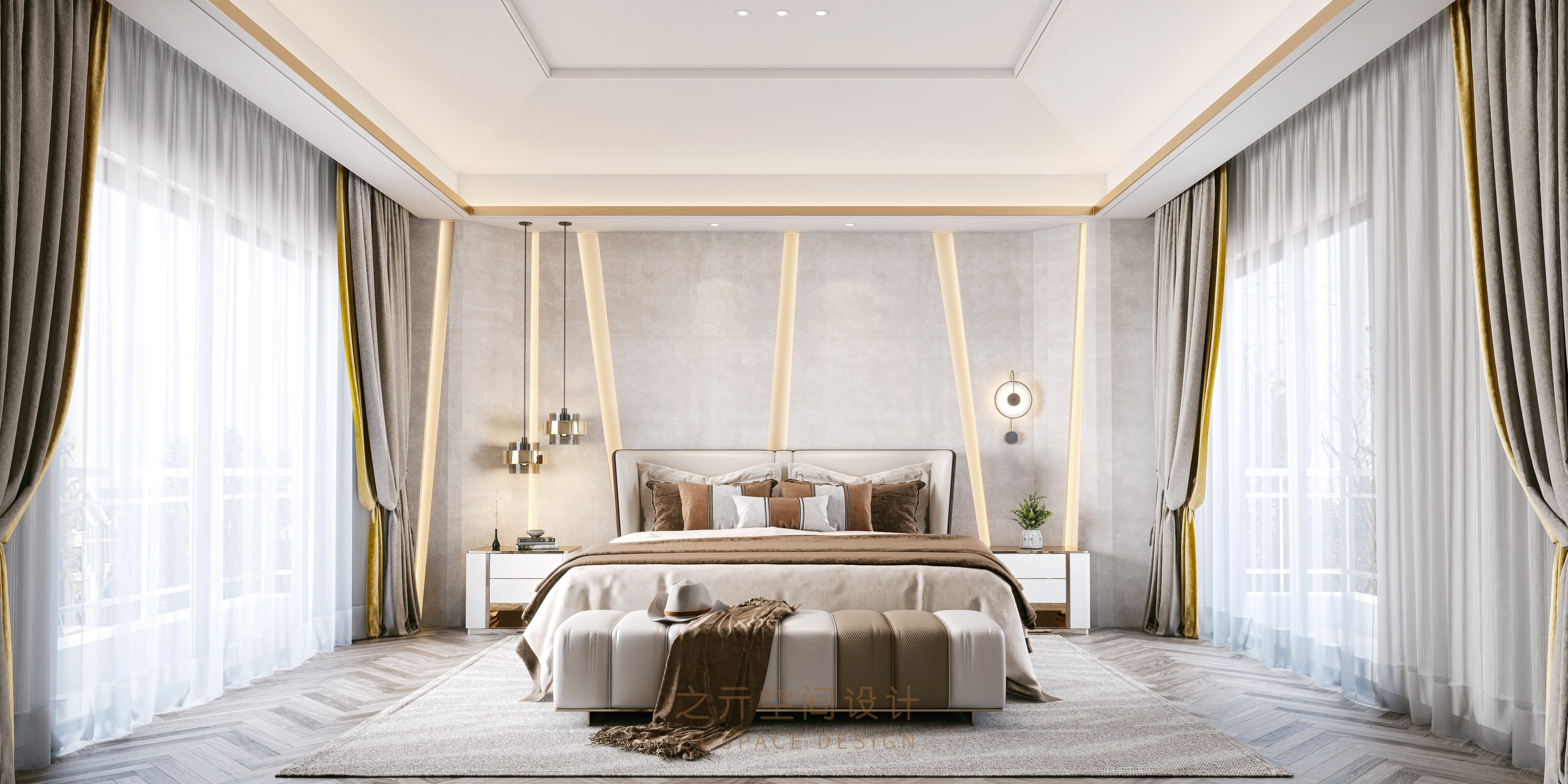 亓作 | 用一首现代诗歌礼赞生活 500㎡现代风格墅居                     -3