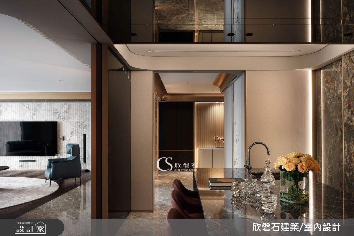 欣磐石·73  寶輝秋紅谷V·混搭風·95坪設計案例丨欣磐石建築.空間規劃-11