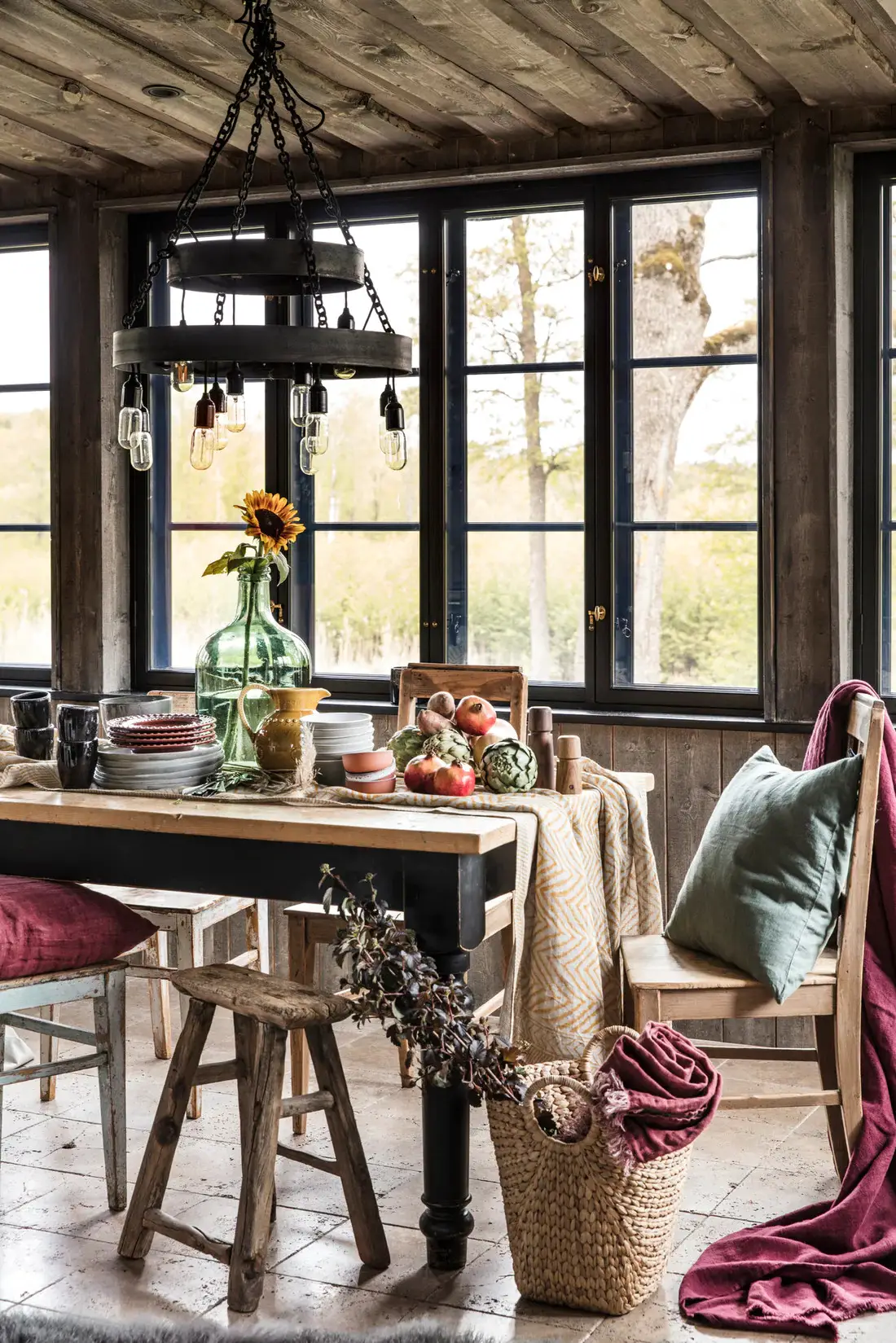 温暖秋日色调 打造瑞典老木屋风情-2