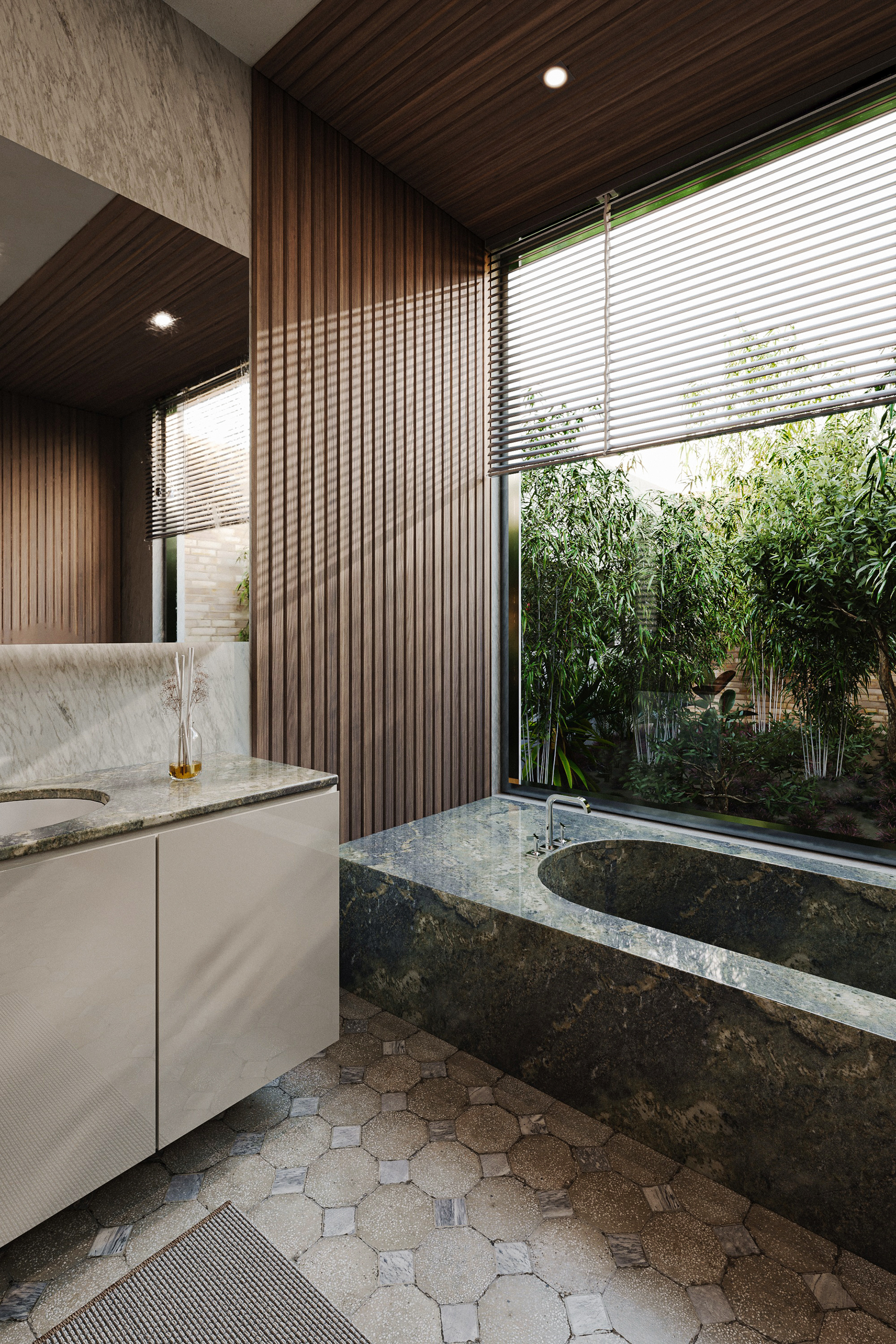 Japandi 室内概念设计丨Laura Dauby-2