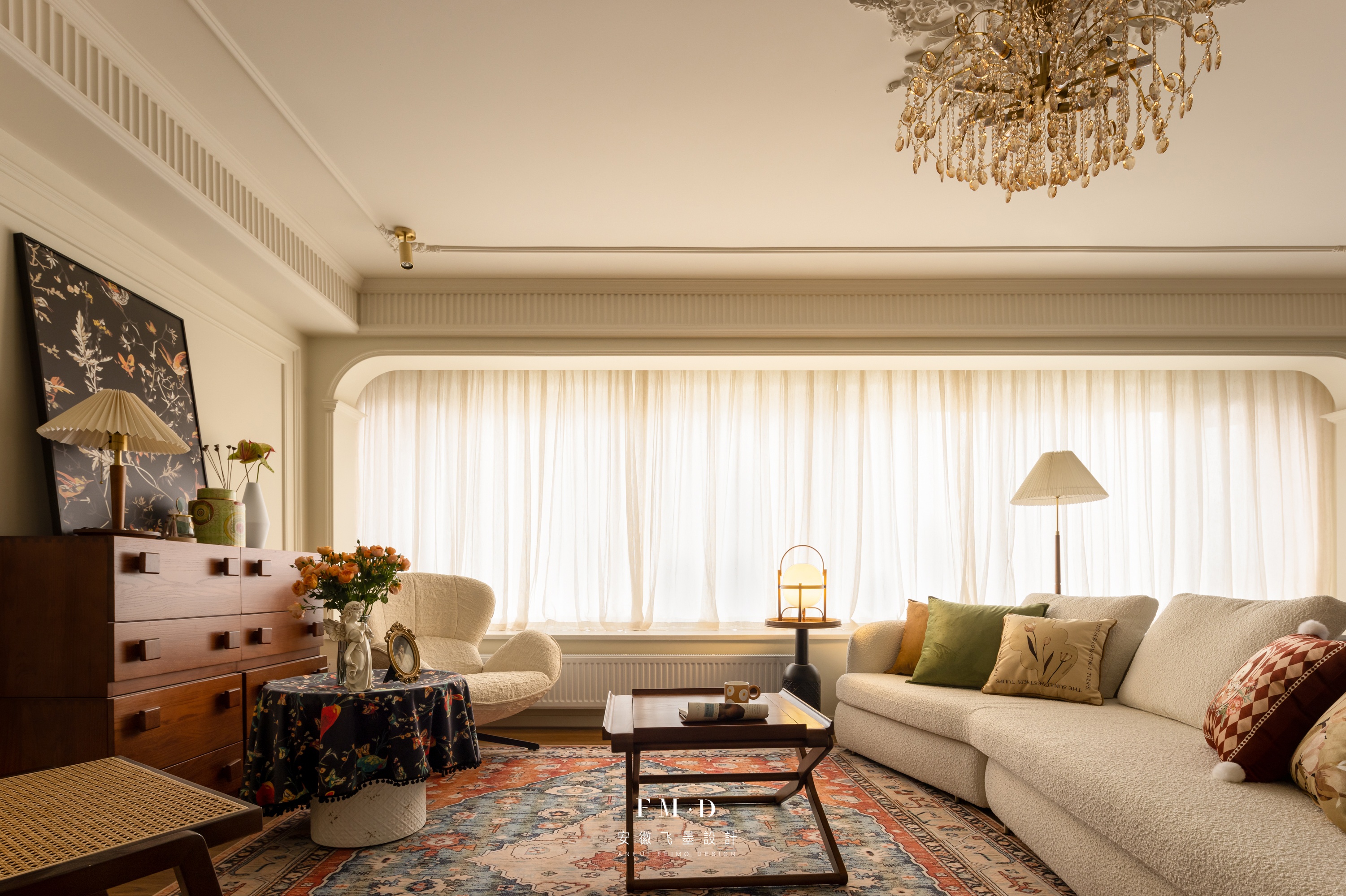 岁月礼赠 · 合肥创泽园法式风住宅设计丨中国合肥丨安徽飞墨设计-23