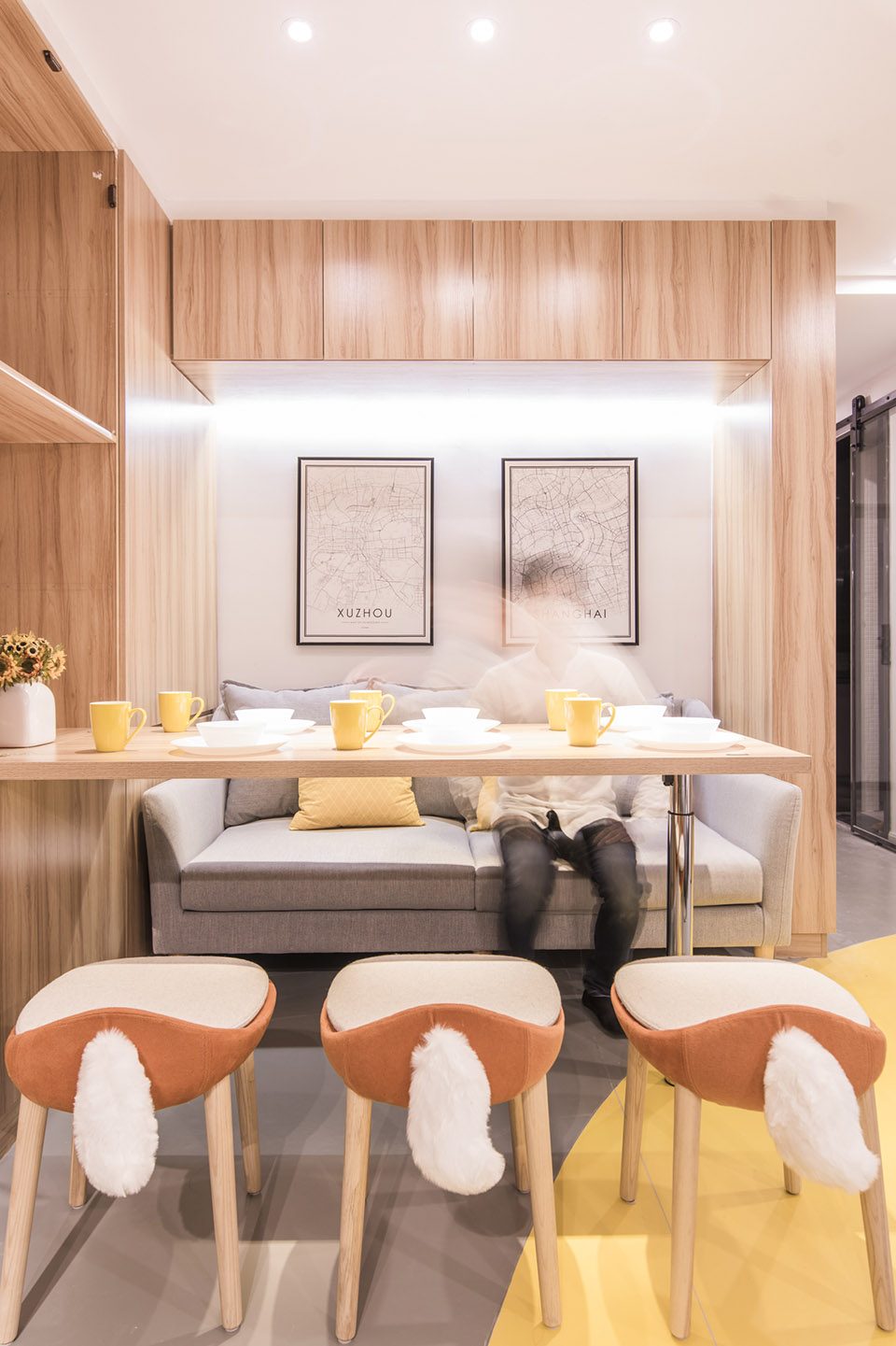 跑道之家 – 上海60平米公寓改造设计︱刘津瑞-20