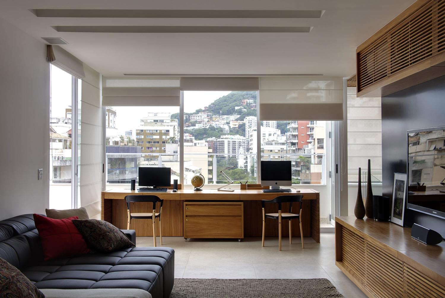 巴西 Cobertura Jardim Botânico 住宅设计-4