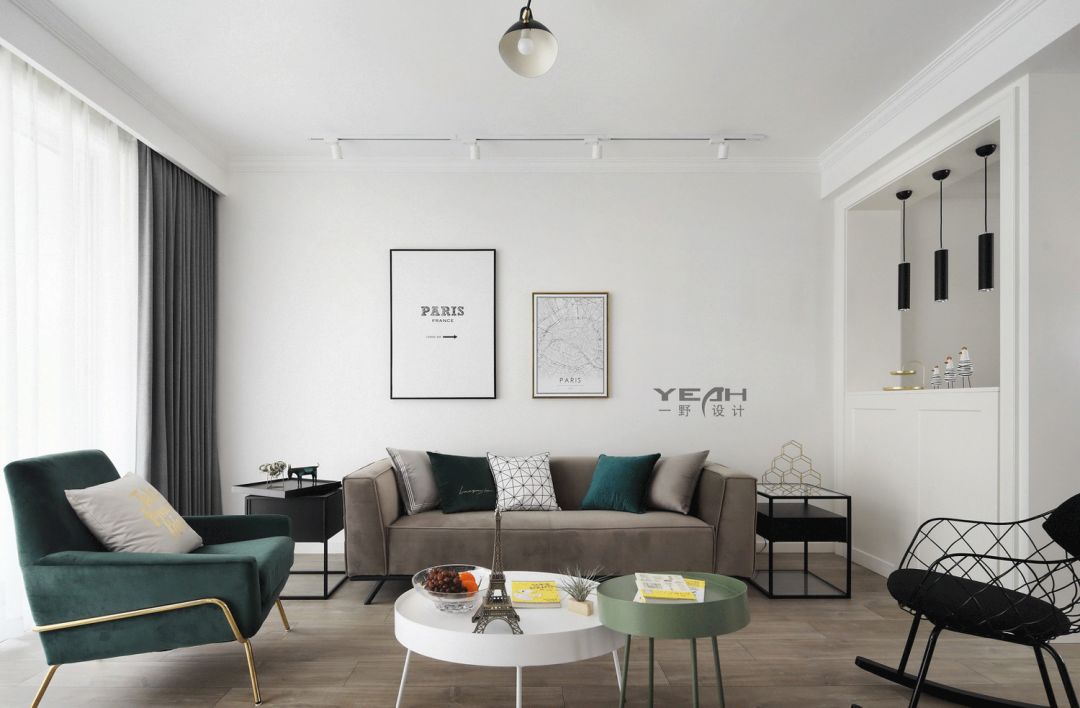 东港新村北欧风 | 自然舒适,绿色清新-12