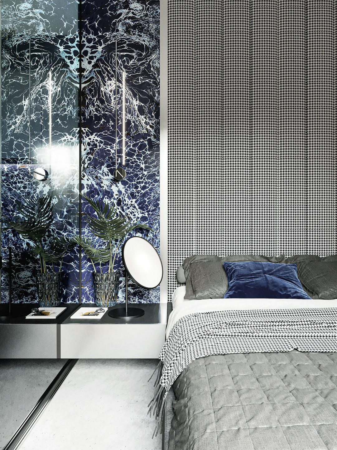 北欧质感美学，清新室内设计-3