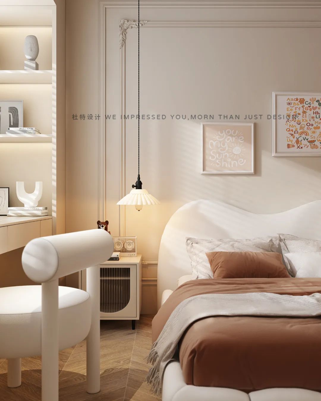 印月小区 88㎡轻法式公寓设计丨TODD 杜特设计-35