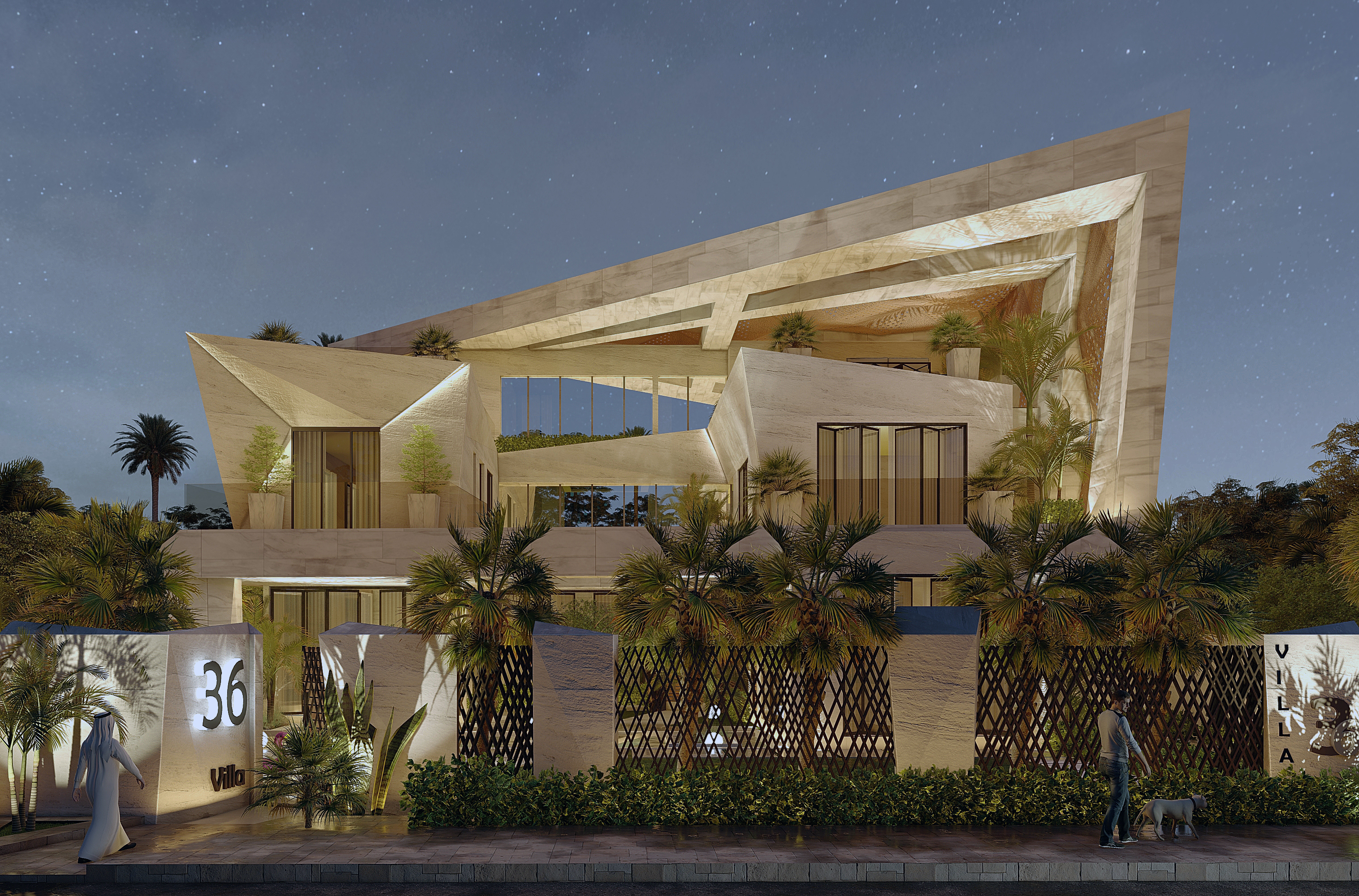 Architectural Design For A.A.H ICON Villa Abu Dhabi,UAE-1
