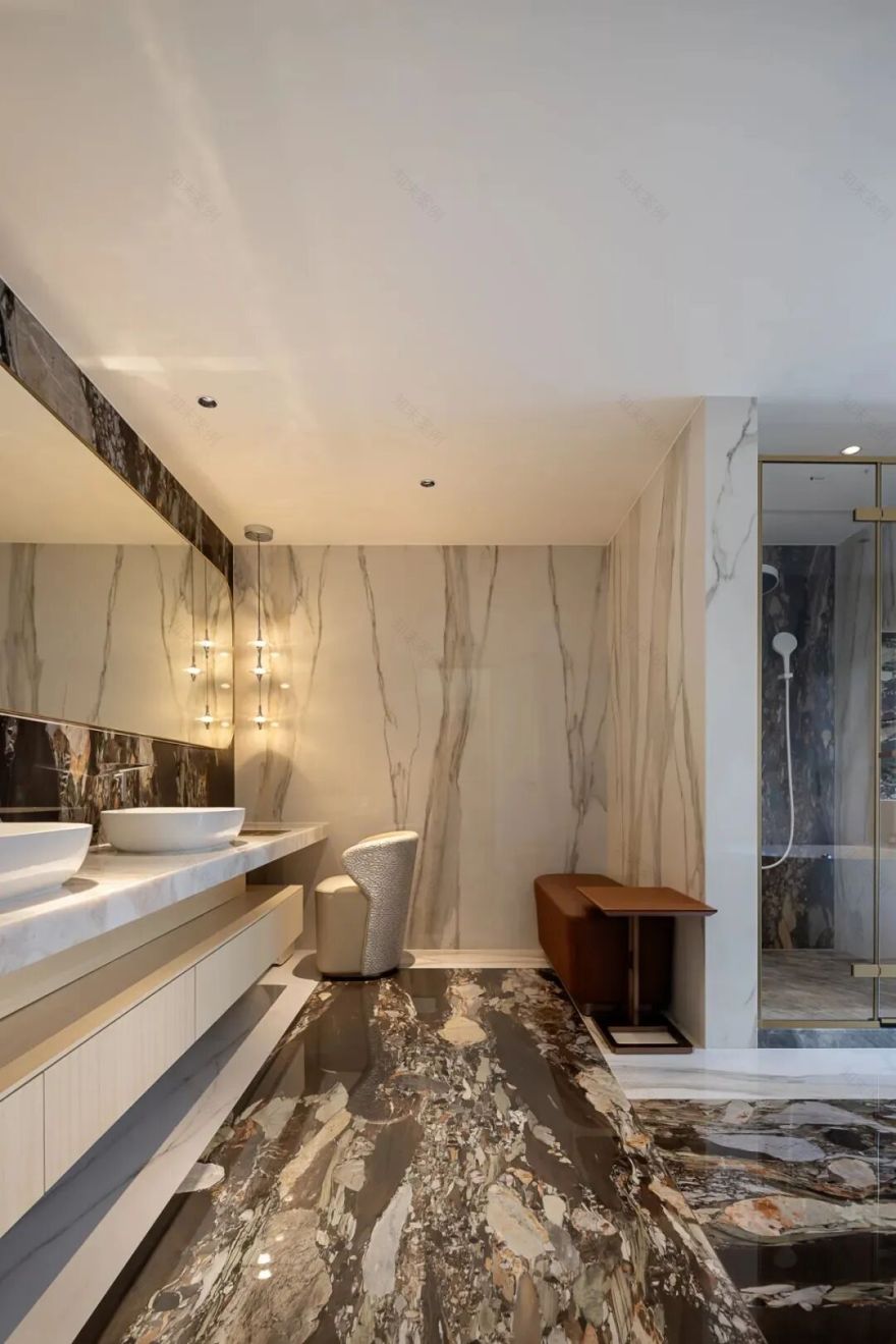 世茂摩天城1500㎡极简豪宅丨中国泉州丨磐之石设计(厦门)-59