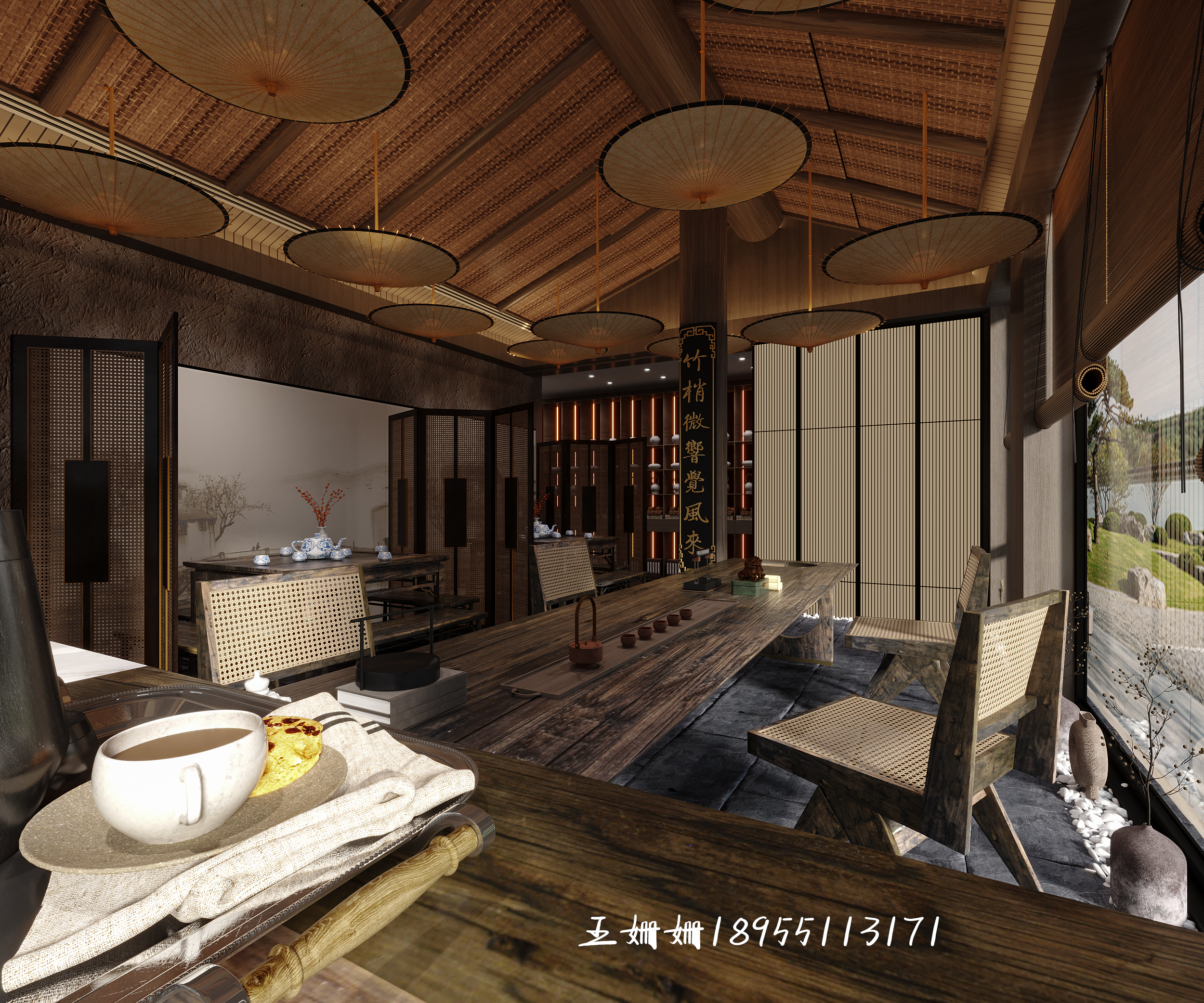  烟溪竹雨，西湖餐饮会所设计-1