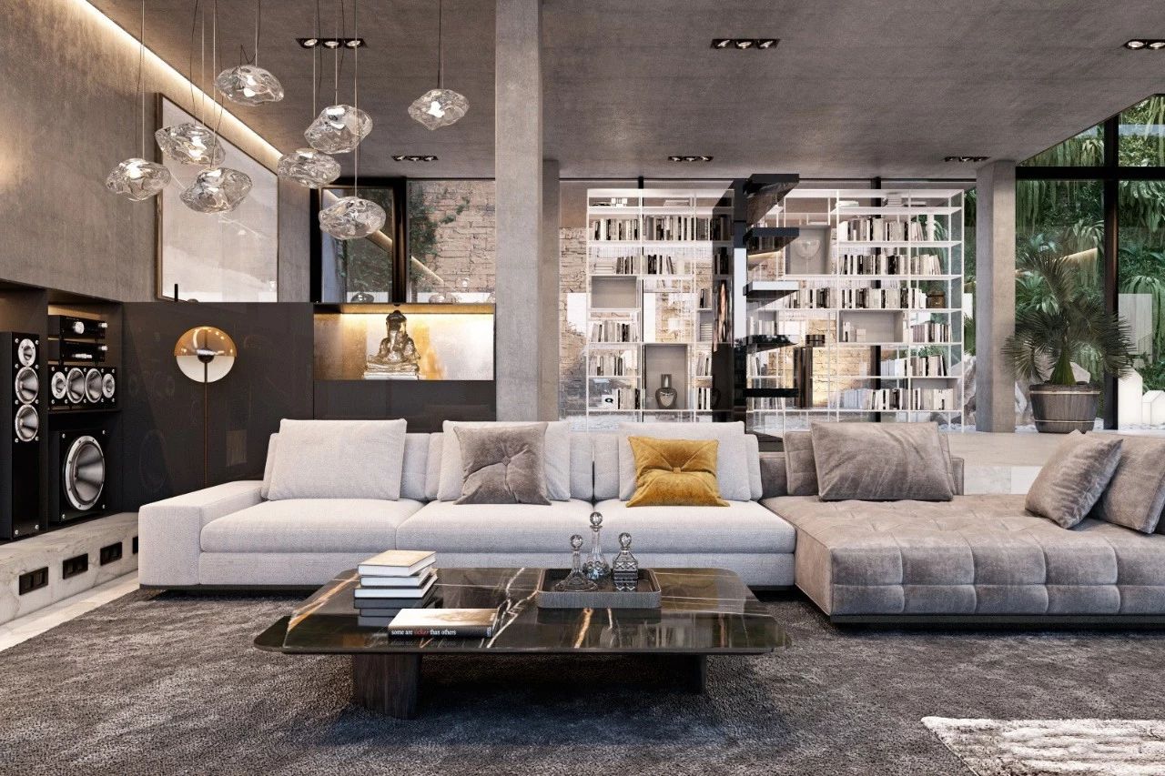 现代风别墅设计丨Diff.studio-49