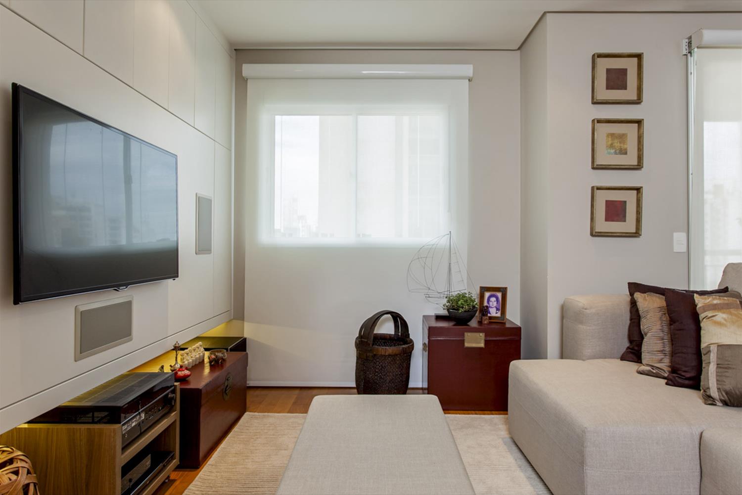 巴西圣保罗的温馨公寓 | 木质与石材的完美结合-6