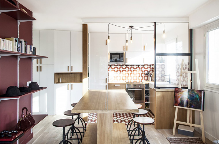 巴黎小户型的餐厨空间魔法-11