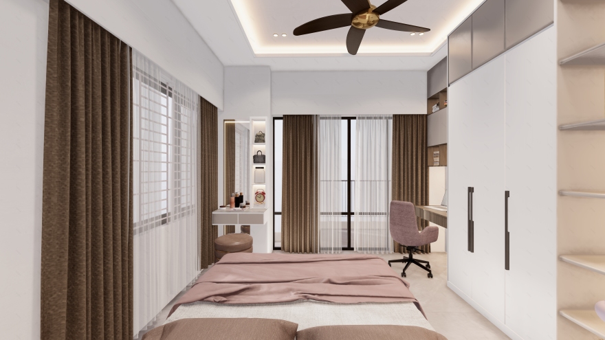 Mr· Forhad的3D室内可视化项目丨孟加拉国-19