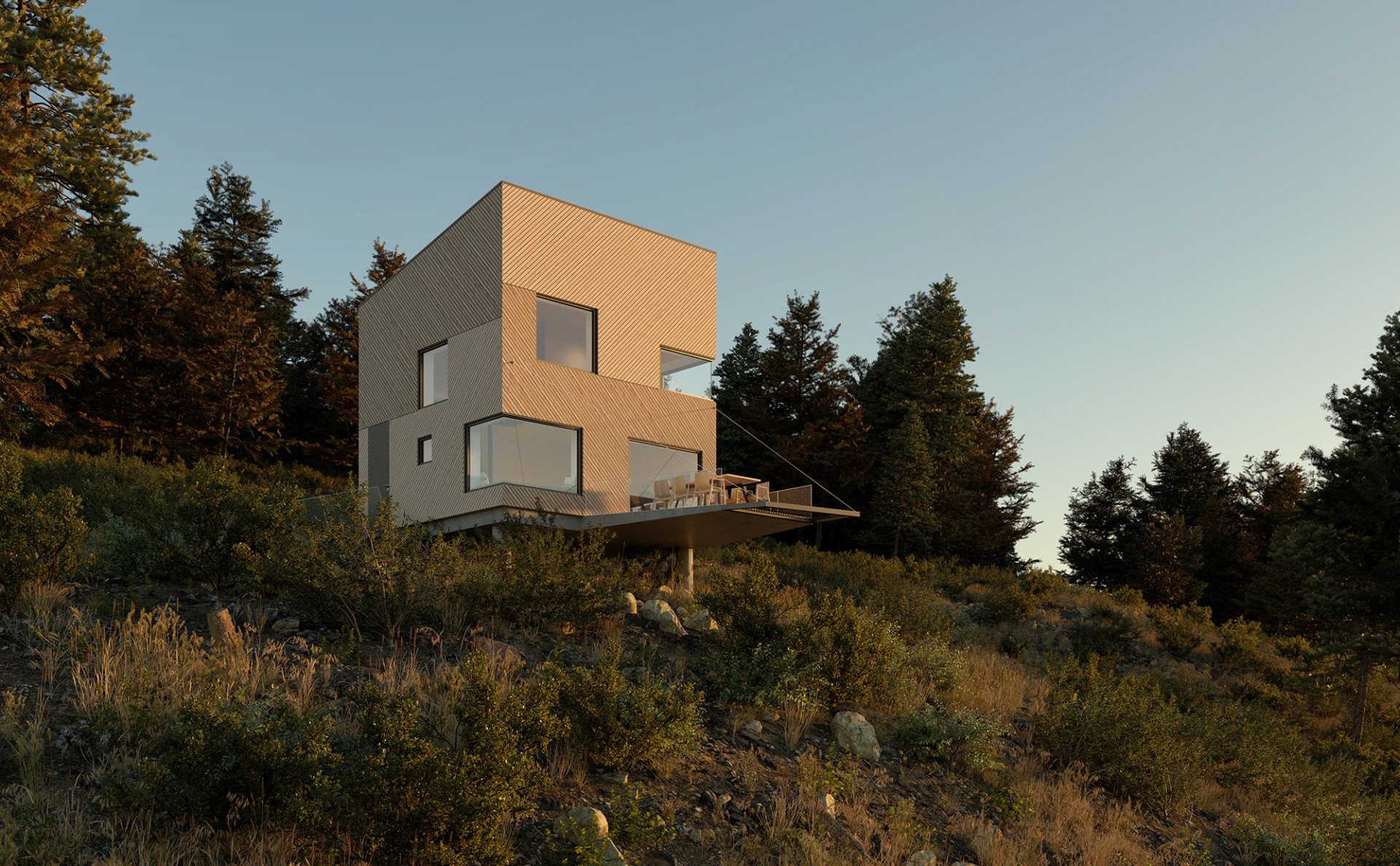 Divčibare山木质面板装配式房屋-0