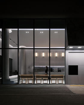 里弗里奇办公大楼入口丨韩国首尔丨KKOL Studio