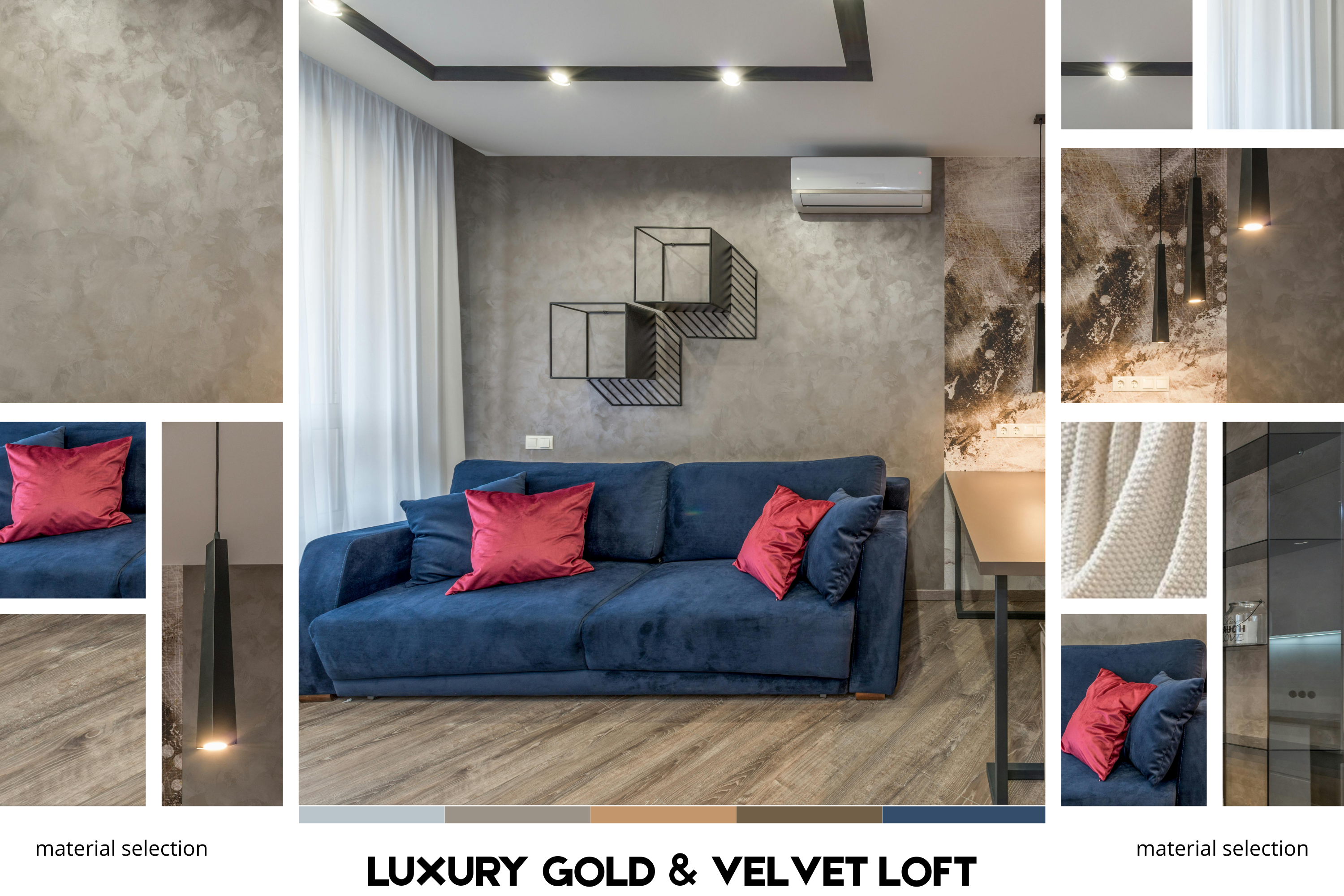 Moodboard for an Organic Loft Living Room-5