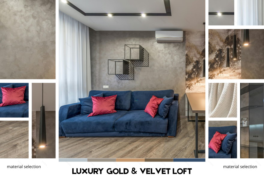 Moodboard for an Organic Loft Living Room-5