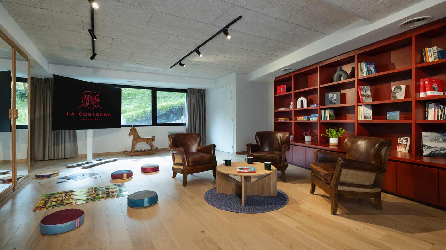 Mobilier des communs de l’hôtel la Couronne à Chamonix | Poitoux-22