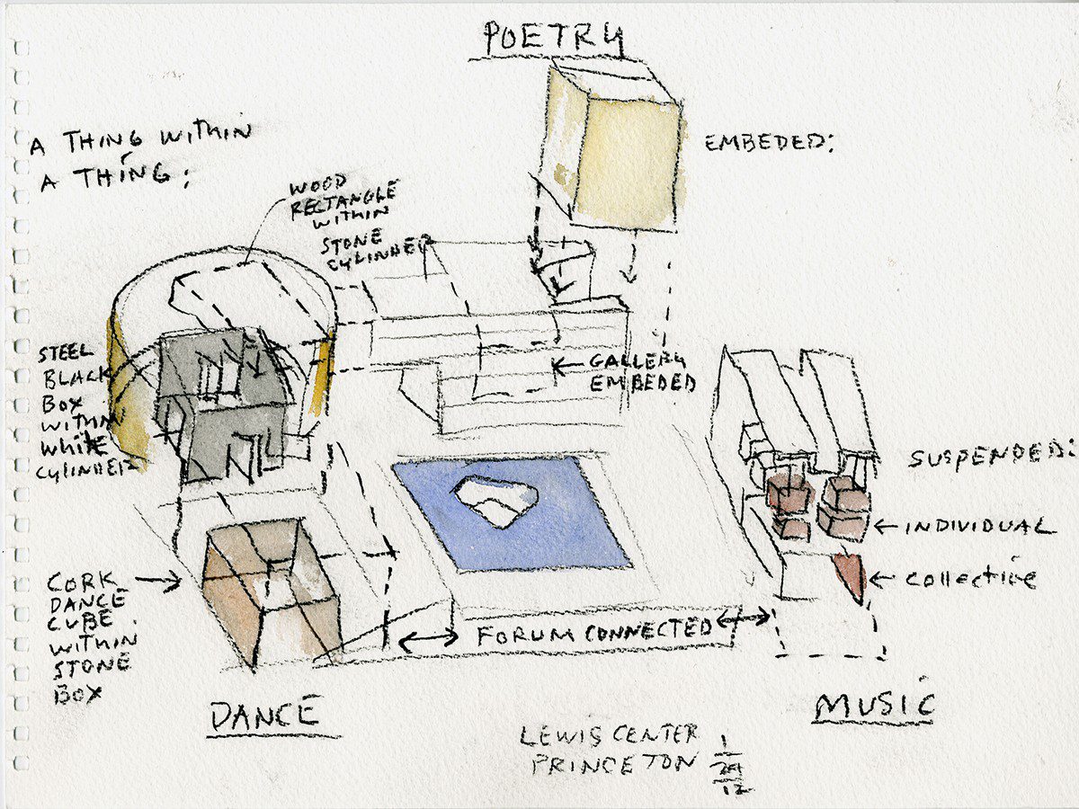 普林斯顿大学刘易斯艺术中心综合体丨史蒂文·霍尔建筑师事务所-2