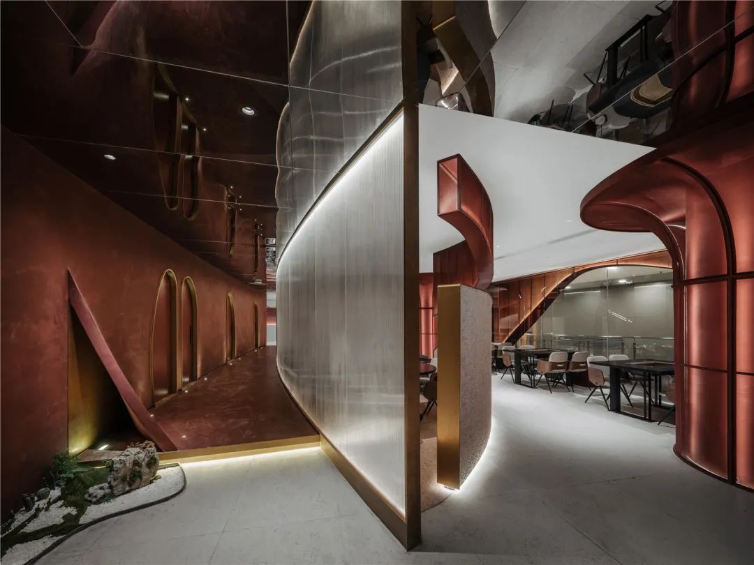 《朱雀打边炉》 | 诗意的火锅餐厅设计，诠释新中式风格-13