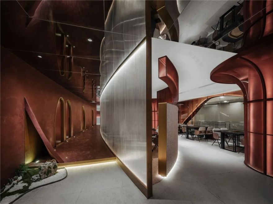 《朱雀打边炉》 | 诗意的火锅餐厅设计,诠释新中式风格-13