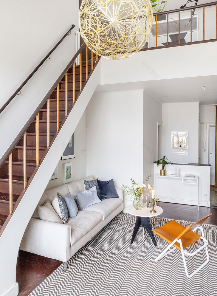 斯德哥尔摩温馨双层公寓-4