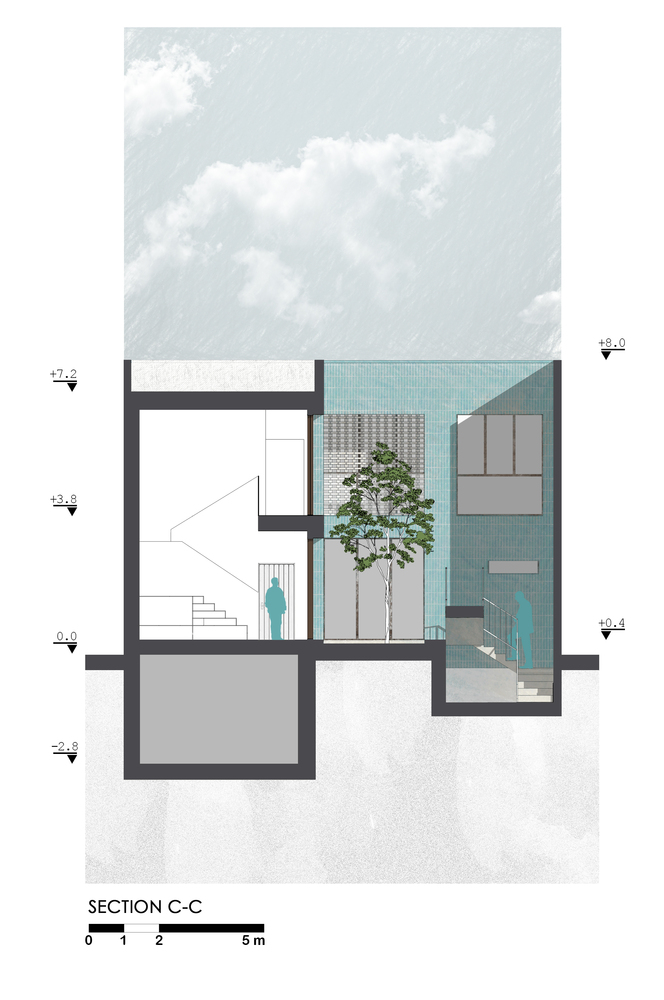 蓝院住宅的简约魅力-24