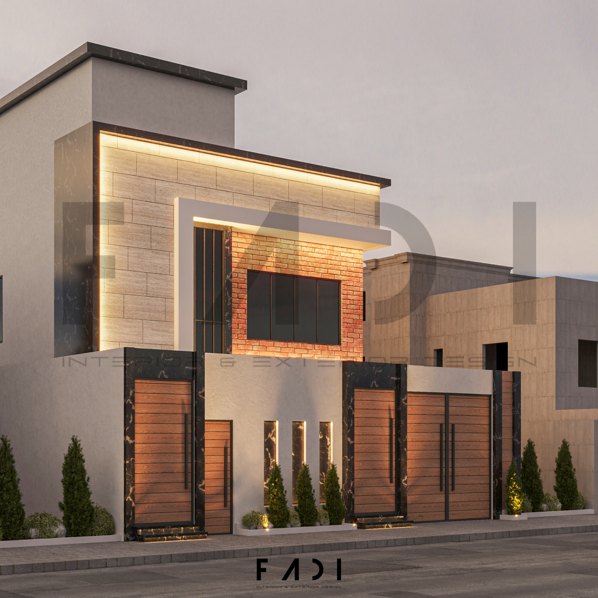 EXTERIOR DESIGN | MODERN VILLA IN RIYAD - KSA-7