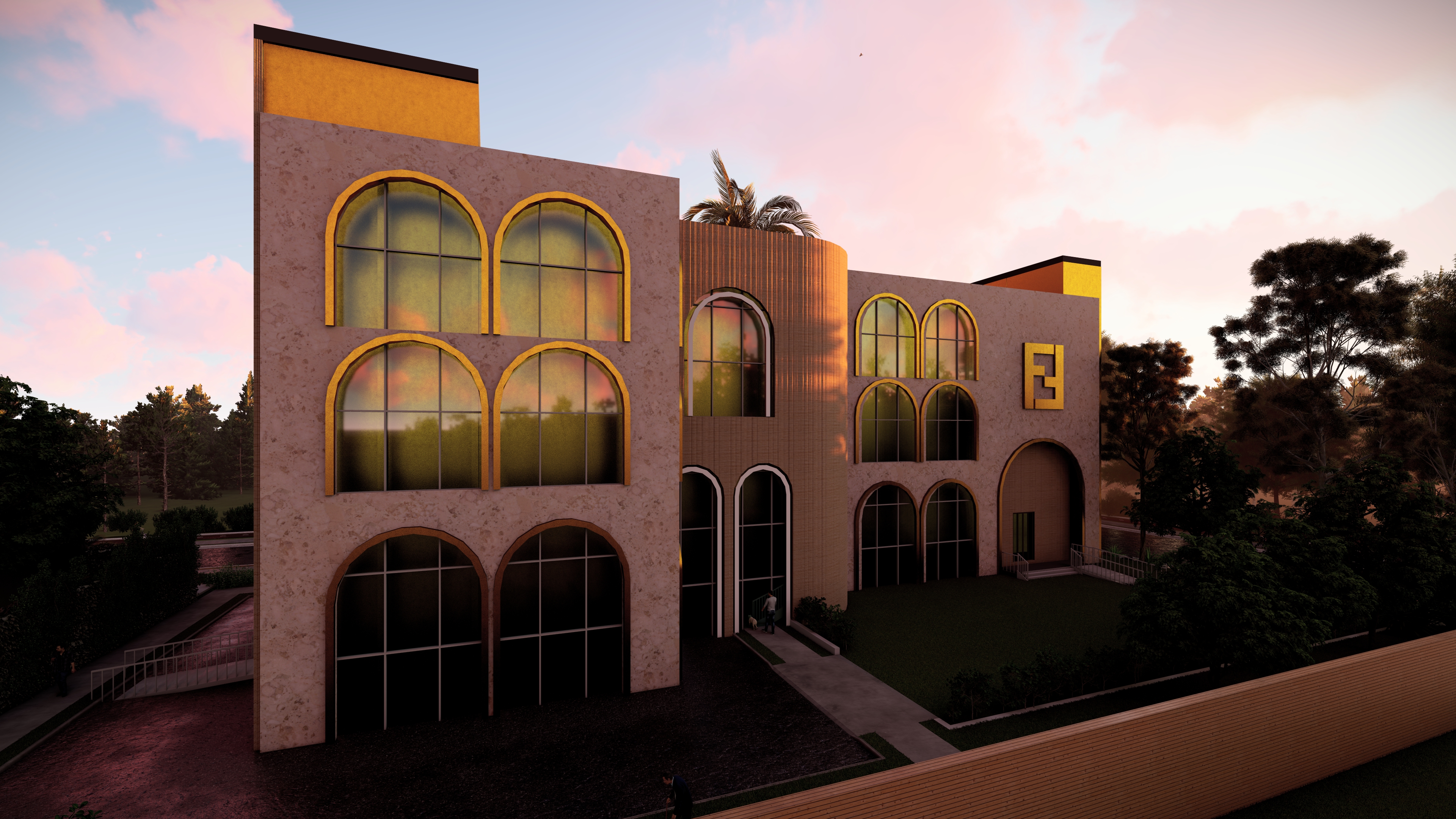 Fendi旗舰店铺设计及技术图纸项目-33