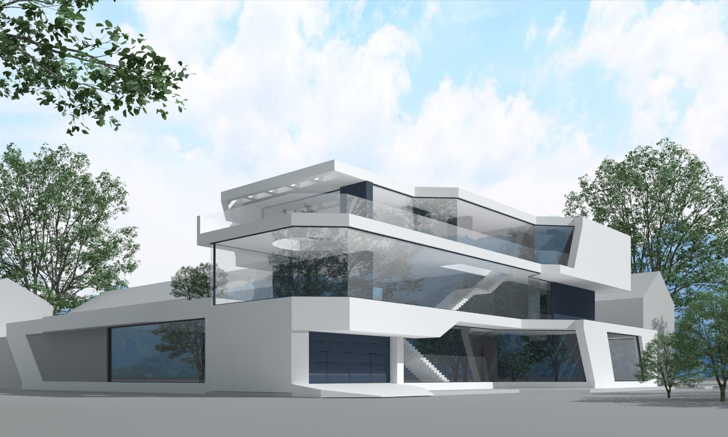 前卫别墅设计，狮子座建房设计-1