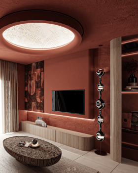 非洲套房内生活区域室内设计