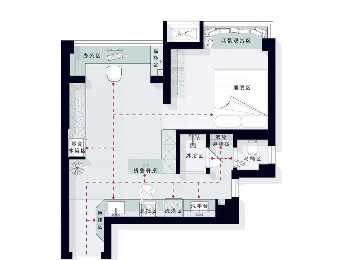 55m²的减法生活丨中国武汉-78