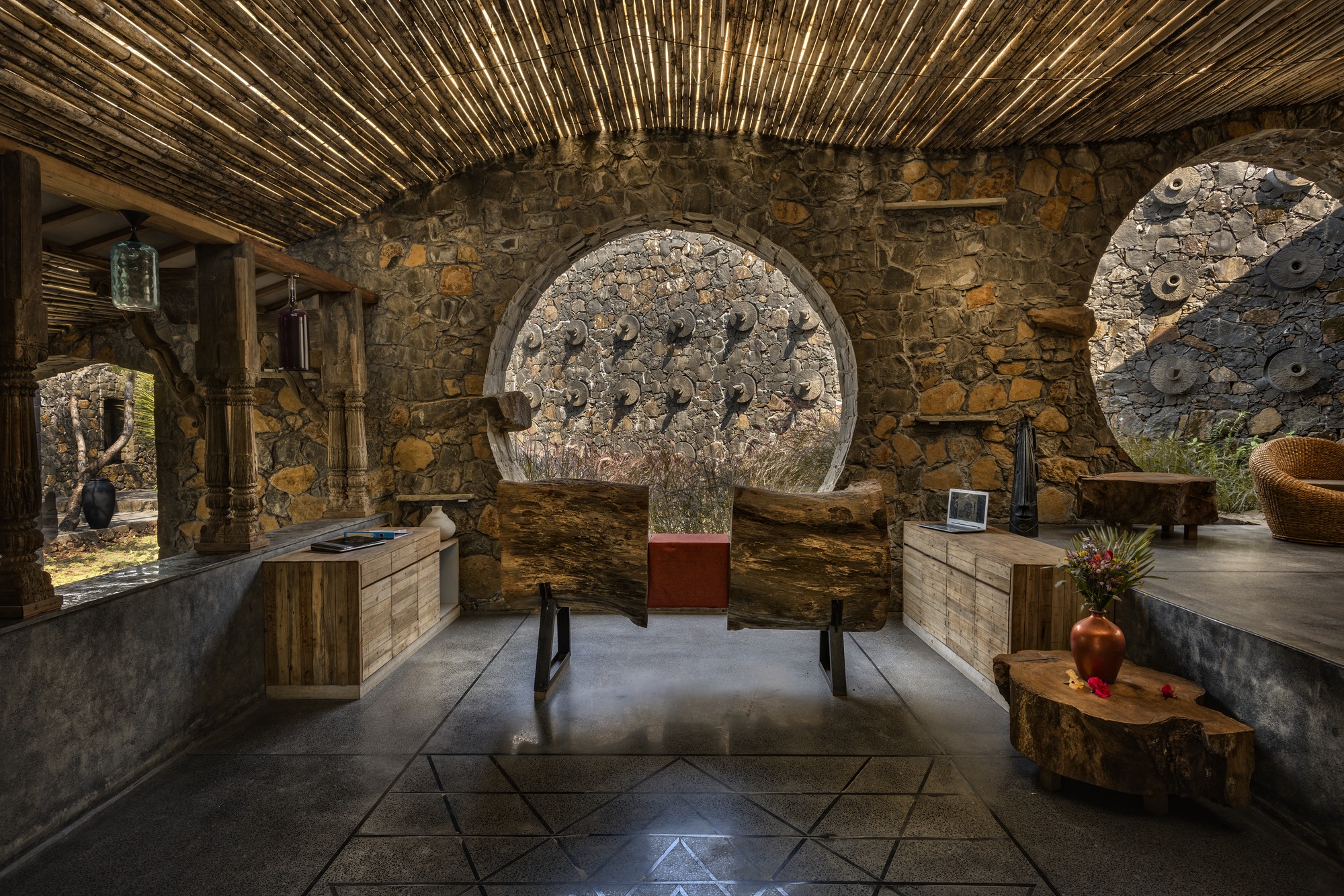 康丹静修度假村丨印度丨PMA madhushala-34