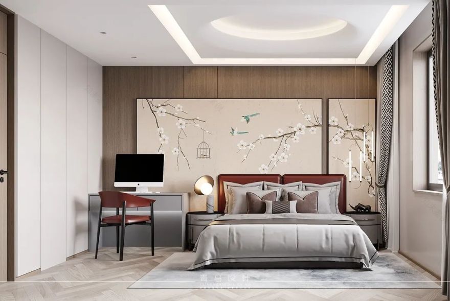 玉泉苑新中式别墅设计丨中国咸阳丨青马别墅空间设计-62