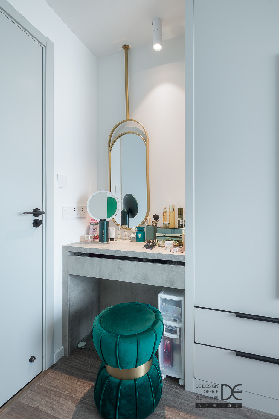 绿色轻奢,复古怀旧的精致空间-43