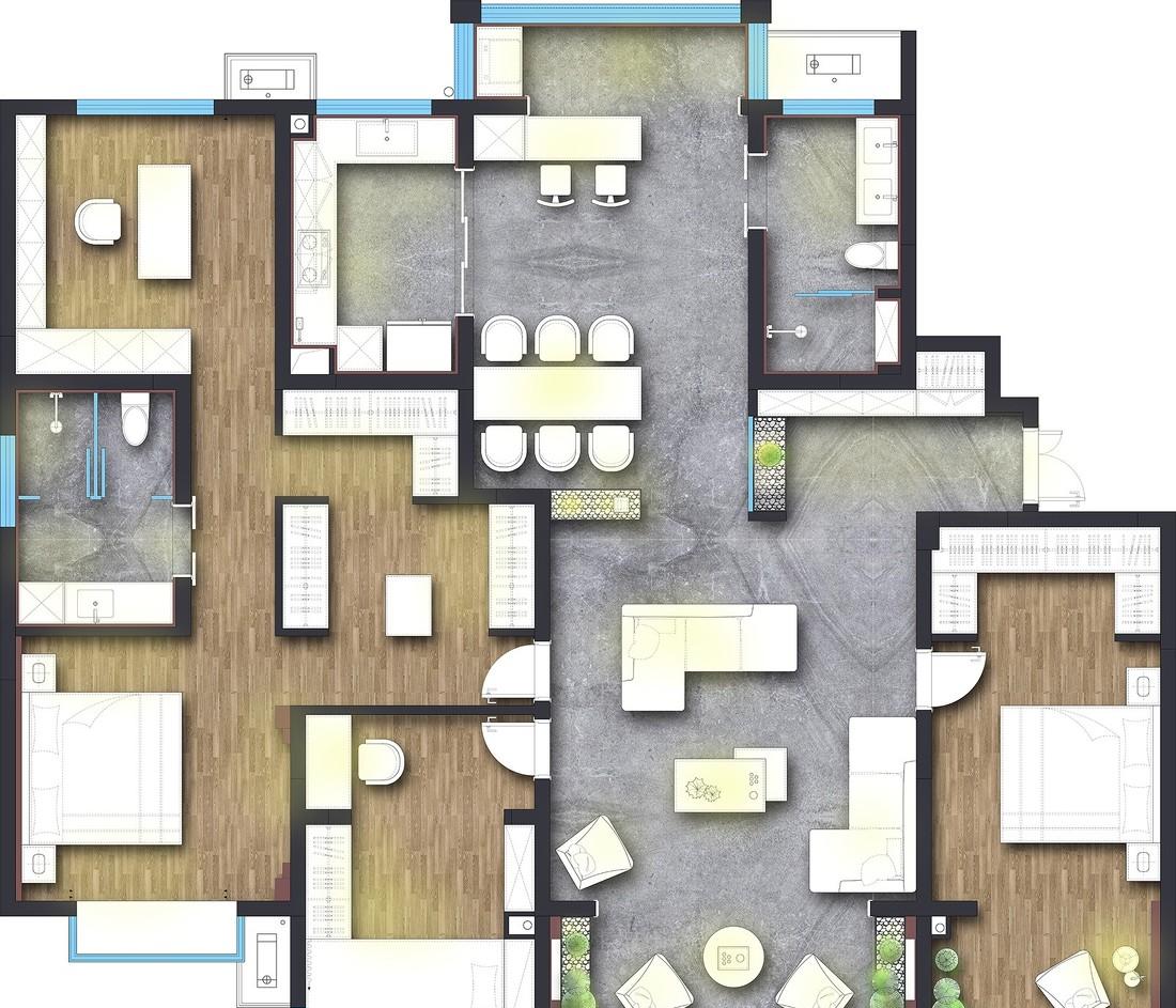 木桐新作 | 四室改三室,打造舒适居住空间-22