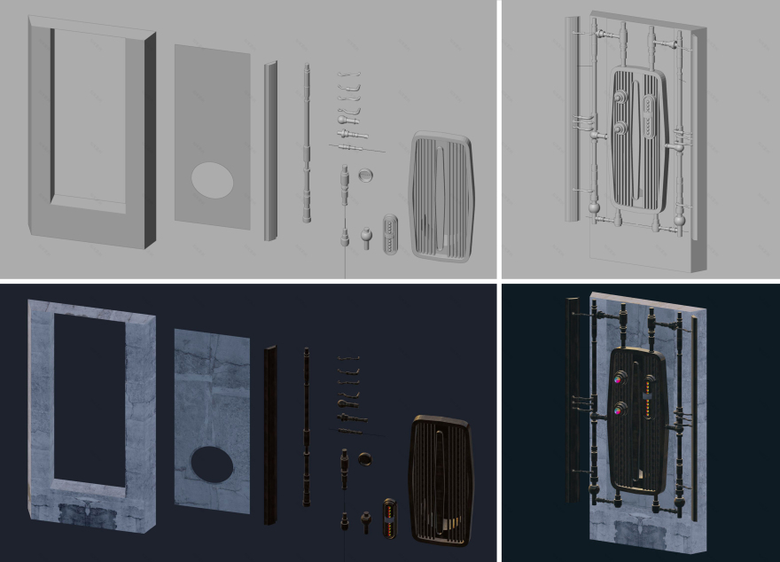 视频游戏虚拟空间之特别审判法庭室内设计-10