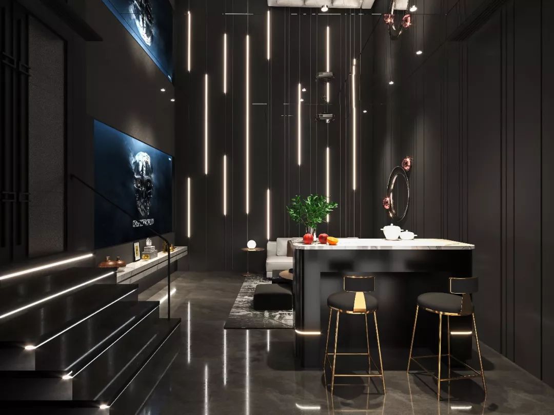 《墨》极简黑白灰,打造诗意栖息空间-66